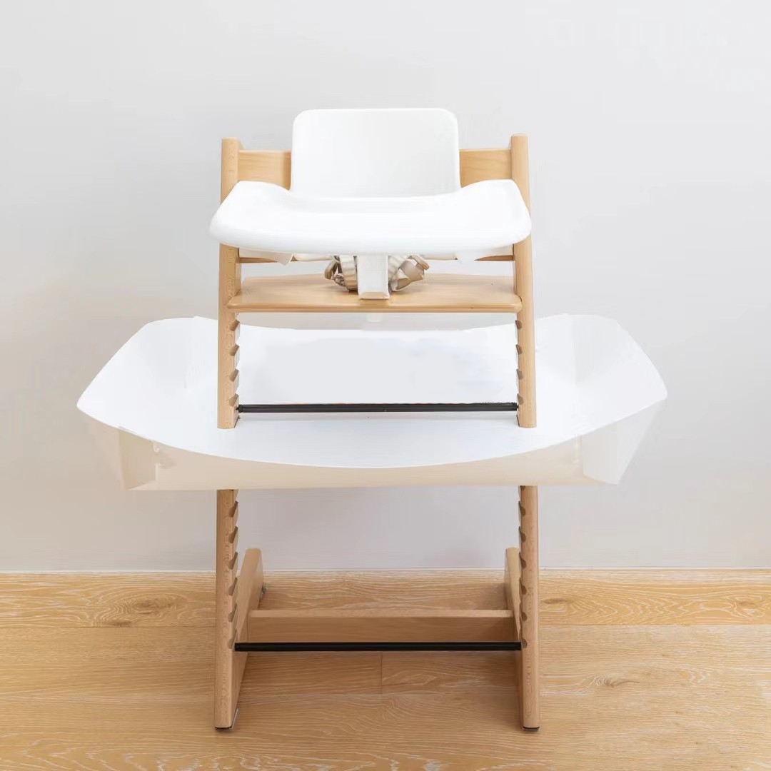 Child's Floor - Mounted Food Catcher for Self - Feeding (Not Included with Chair)