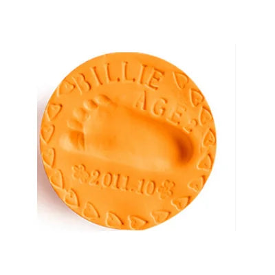 Baby care Air Drying Soft Clay Baby Handprint Footprint Imprint Kit Casting Parent-child hand ink pad fingerprint