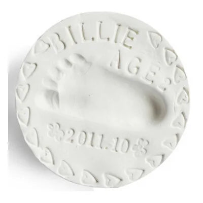 Baby care Air Drying Soft Clay Baby Handprint Footprint Imprint Kit Casting Parent-child hand ink pad fingerprint