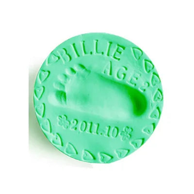 Baby care Air Drying Soft Clay Baby Handprint Footprint Imprint Kit Casting Parent-child hand ink pad fingerprint